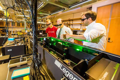 Working on the regenerative amplifier